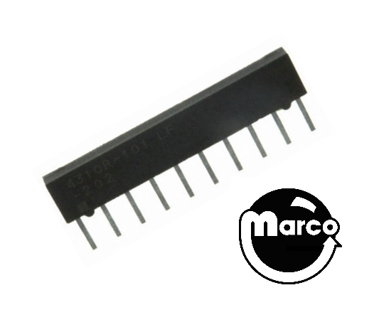 5019-09362-00 - Resistor SIP 10 pin 4.7k 9r 10 5% - Marco