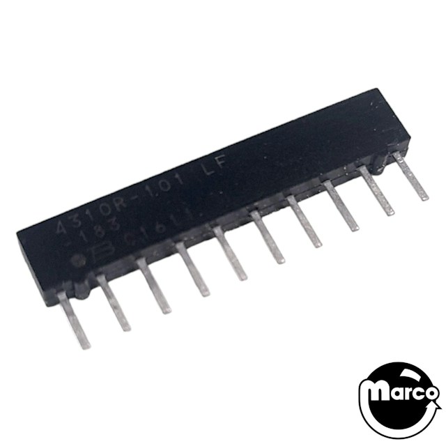 Resistor SIP 18K ohms x 9r 10 pin