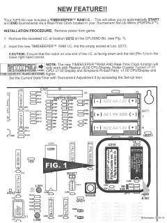 ToPs Tournament Kit (Stern) Timekeeper Update RCT