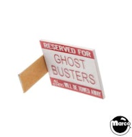 GHOSTBUSTERS (Stern) No Parking sign mod