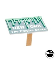 GHOSTBUSTERS PRO (Stern) Welcome to NYC slime sign mod
