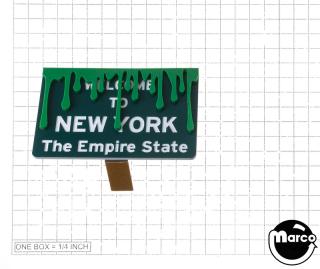 GHOSTBUSTERS PRO (Stern) Welcome to NYC slime sign mod