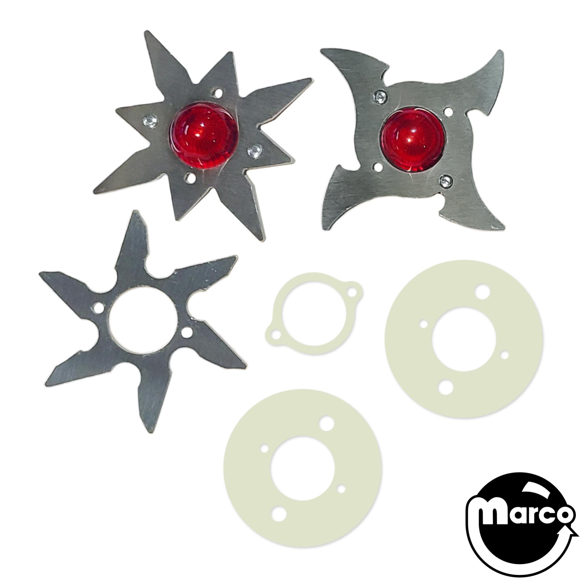 25SS新品 Flippan Medallon ルーペ star 502-7075-00 - DEADPOOL (Stern) Ninja pop bumper caps - Marco