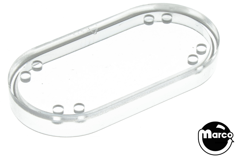 Insert - oval 2 x 1 plain clear