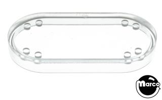 Insert - oval 2 x 1 plain clear