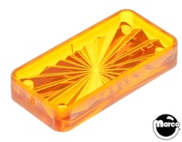 Insert rectangle 3/4 x 1.50 starburst orange