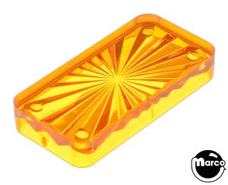 Insert rectangle 3/4 x 1-1/2 orange starburst