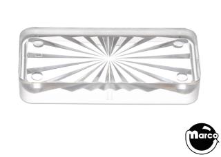Insert rectangle 3/4 x 1-1/2 inch clear starburst USE 550-5090-01