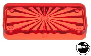 Insert rectangle 3/4 x 1-1/2 inch red starburst