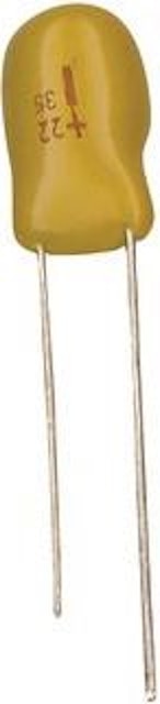 Capacitor 1 uf 25V +/-20 radial tantalum