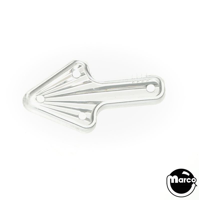 Playfield insert arrow 1-1/2 x 13/16 inch clear