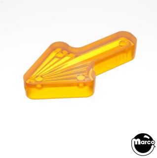 Playfield insert arrow 1-1/2 x 13/16 inch orange starburst