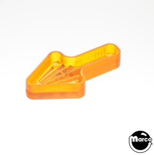 Playfield insert arrow 1-1/2 x 13/16 inch orange starburst