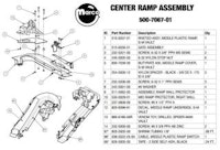 SPIDERMAN VAULT (Stern) Ramp center plastic