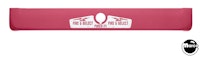 STAR TREK (Stern) Lockbar and name plate candy red
