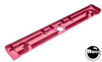 STAR TREK (Stern) Lockbar and name plate candy red