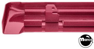 STAR TREK (Stern) Lockbar and name plate candy red