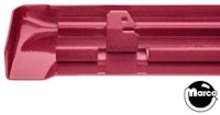 STAR TREK (Stern) Lockbar and name plate candy red