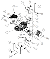 JURASSIC PARK PREMIUM LE (Stern) T-Rex motor frame