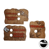 JURASSIC PARK (Stern) Fossil Sign Set