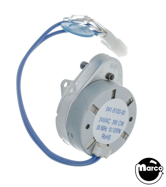 Motor and connector 24 VAC sync 12 rpm Rev A 041-5103-00