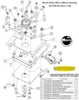 BATMAN (Stern) Idler bracket