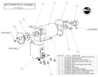 Motor assembly spinning disk