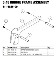 GODZILLA (Stern) Godzilla Bridge Frame Assembly