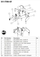 BATMAN 66 (Stern) Spinner & guide assembly