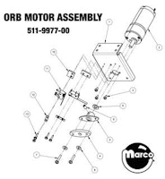 GUARDIANS OF GALAXY PREMIUM (Stern) Orb motor assembly