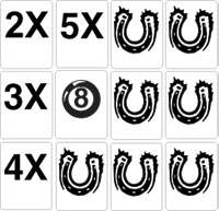 EIGHT BALL DELUXE (Bally) Decals drop target