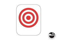 Drop target decal - bullseye red