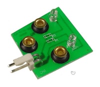 Dual Opto Transmitter Board Assembly with Grommets