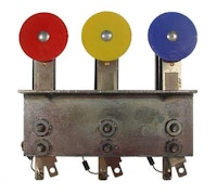 Target switch - 3 bank assembly