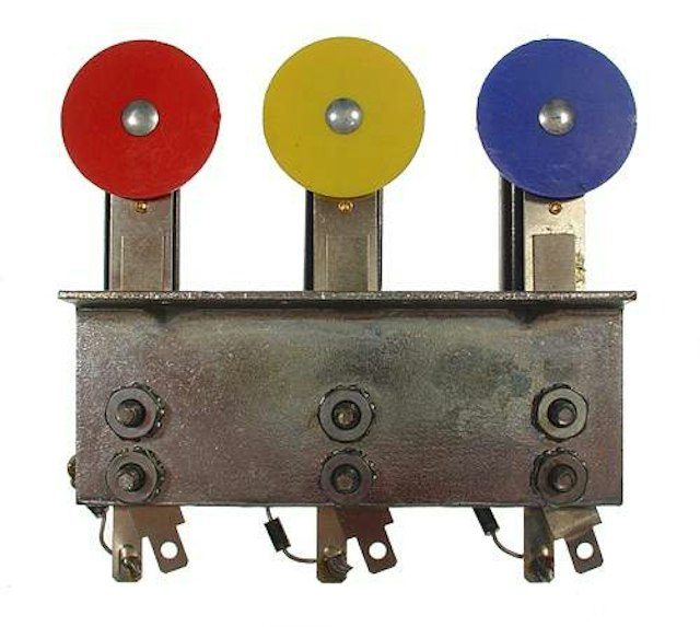 Target switch 3 bank assembly Data East