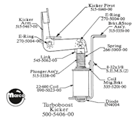 Z coil bracket Data East