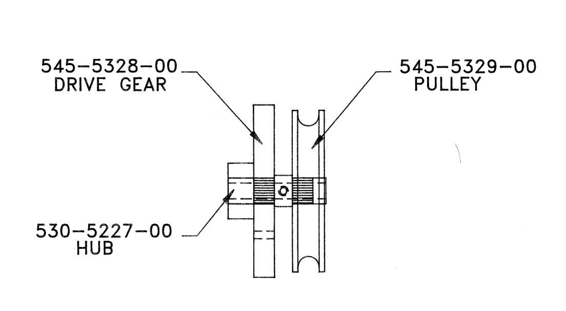ROCKY & BULLWINKLE (DE) Nell log pulley assembly