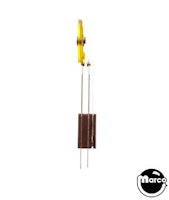 Target switch sub assembly round yellow trans