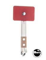 Target switch 1 x 1-1/2 inch red