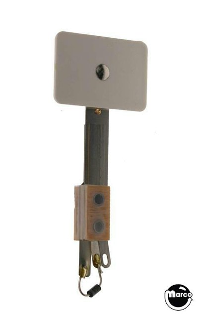 Target switch 1 x 1-1/2 inch rectangle white 515-5252-00