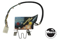 APOLLO 13 (Sega) Hurry Up / Blastoff sign assembly