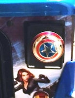 AVENGERS (Stern) Ball shooter rod Captain America shield