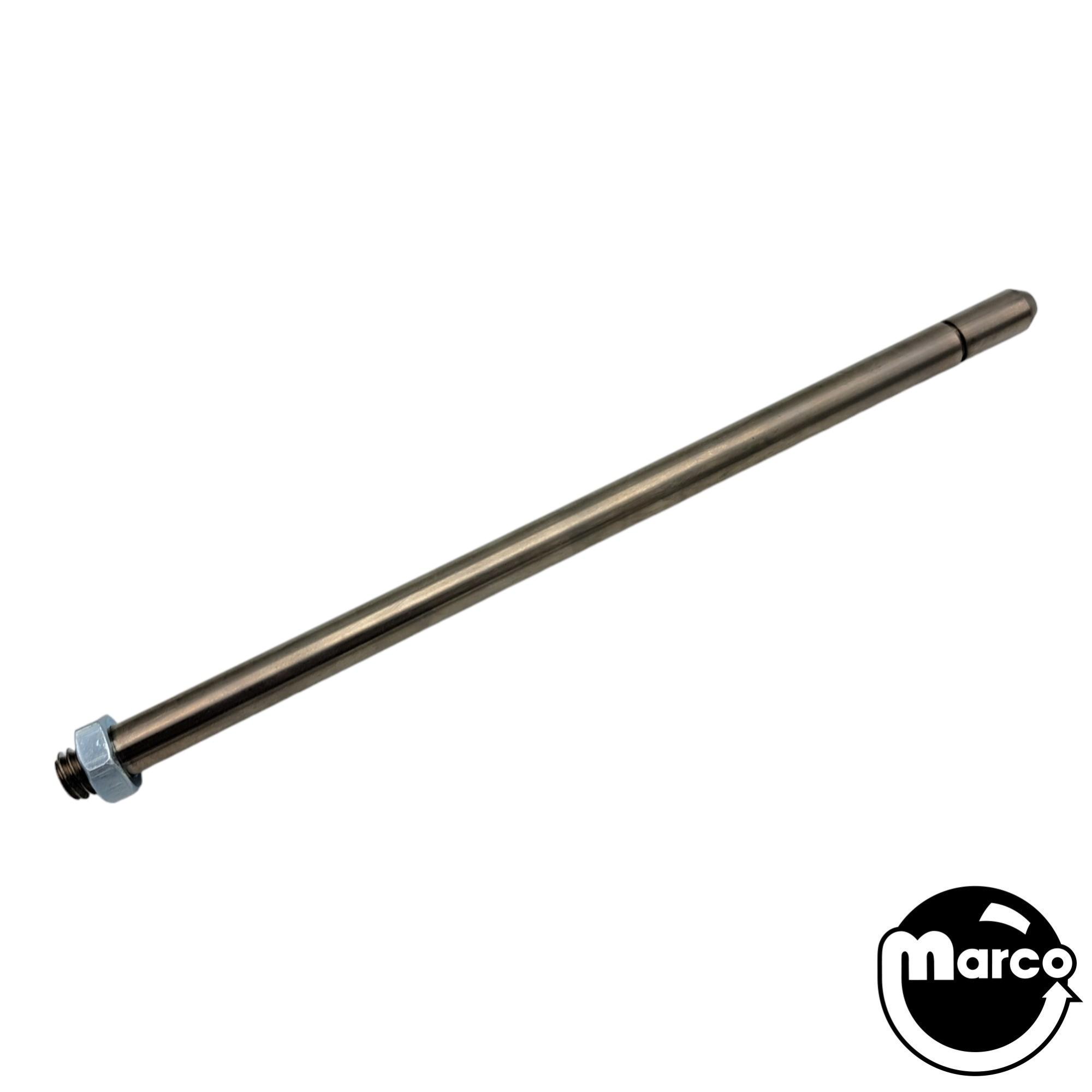 Ball shooter rod with threaded end