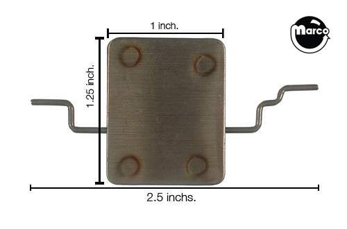 515-7088-00 - Spinner target blank 1 x 1-1/4 inch - Marco