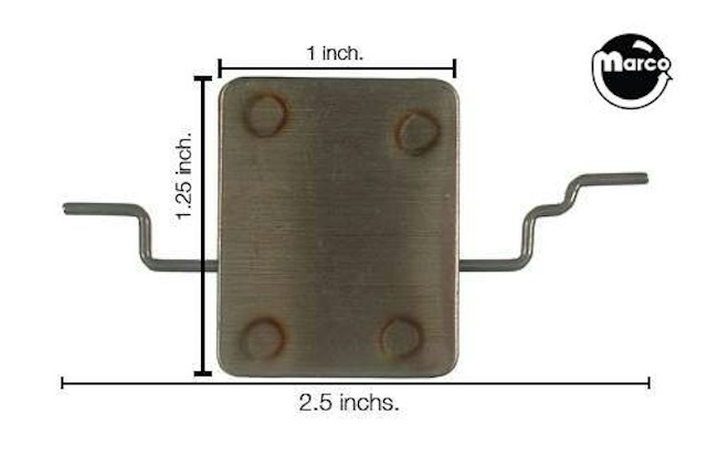 Spinner target blank 1 x 1-1/4 inch