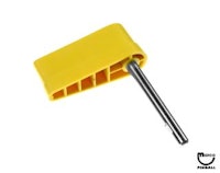 Flipper & shaft 2 inch short yellow Stern