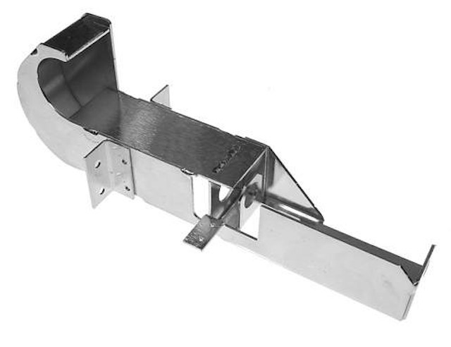 Trough popper bracket welded assembly