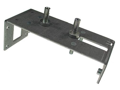 Drop target frame weldment - single bank