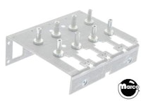Drop target frame weldment - 4 bank