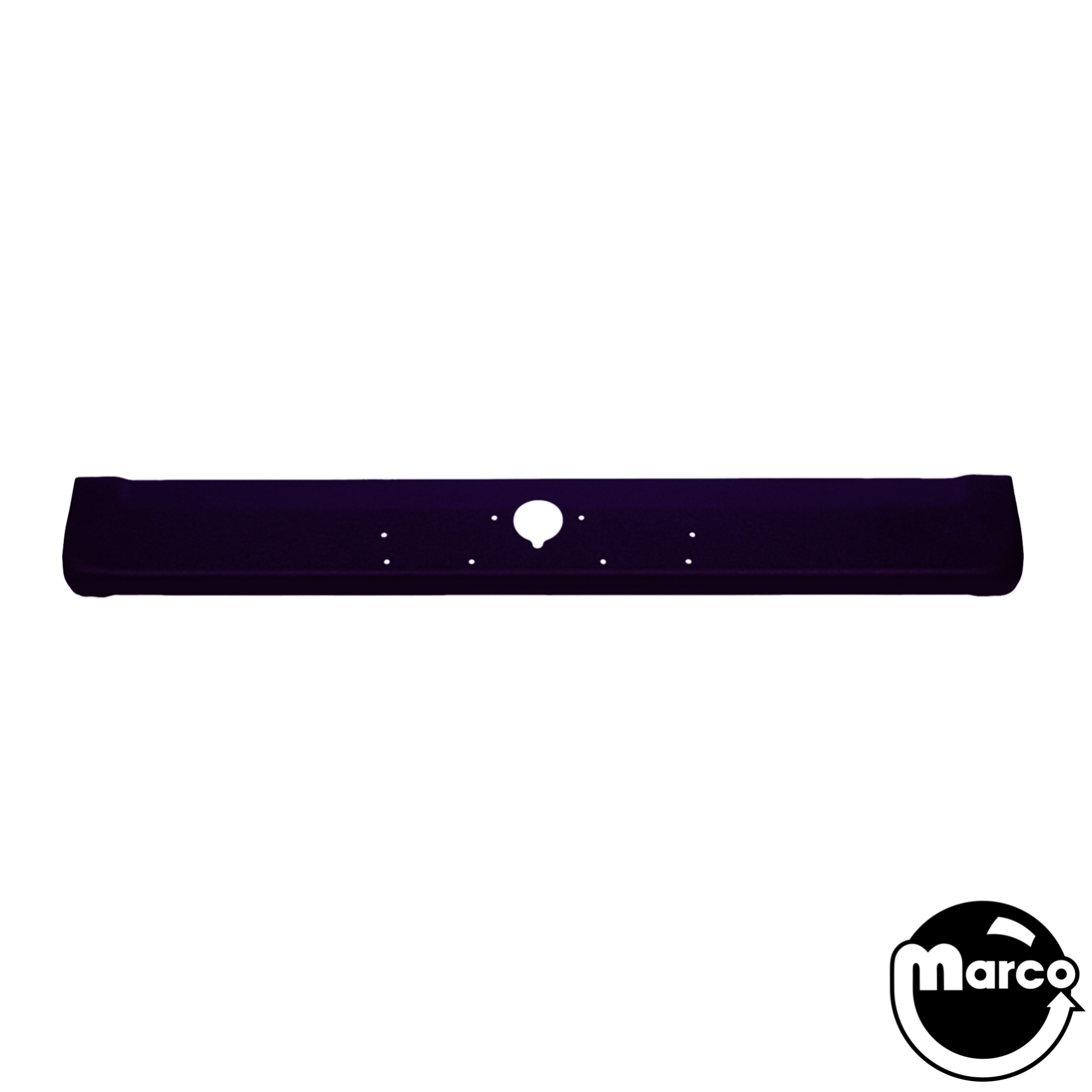 (Stern) Lockbar Front Molding - Deep purple - With holes